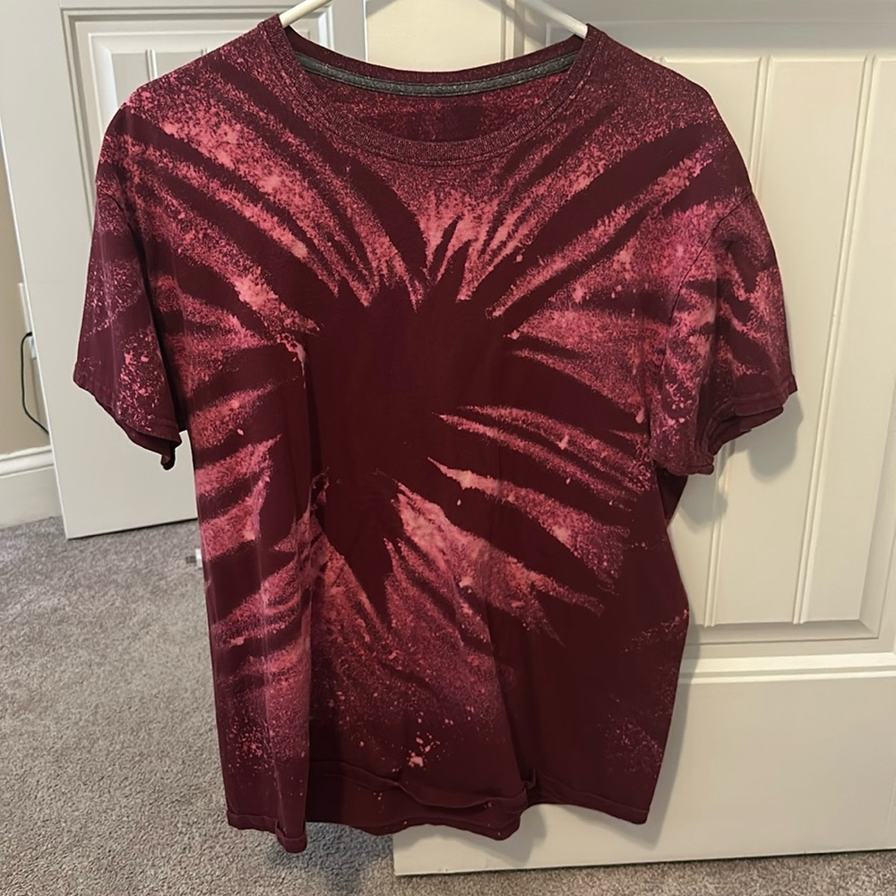 Purple tie-dye t-shirt